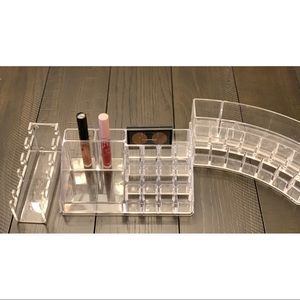 SOLD!!! Set of 3 Clear Makeup Organizer 💄